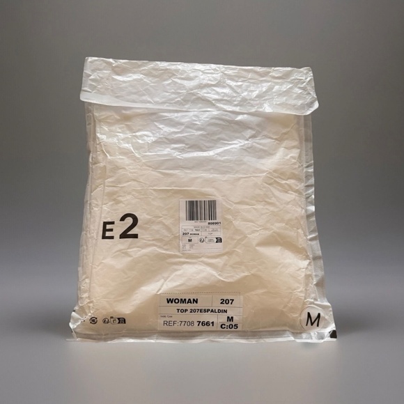 Mango OPEN BACK KNITTED TOP, Ivory, Size M, NWT - Picture 11 of 11